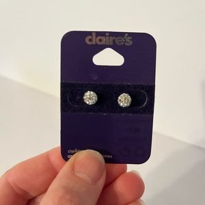 Claire’s sparkly sphere/ball earrings - NWT!